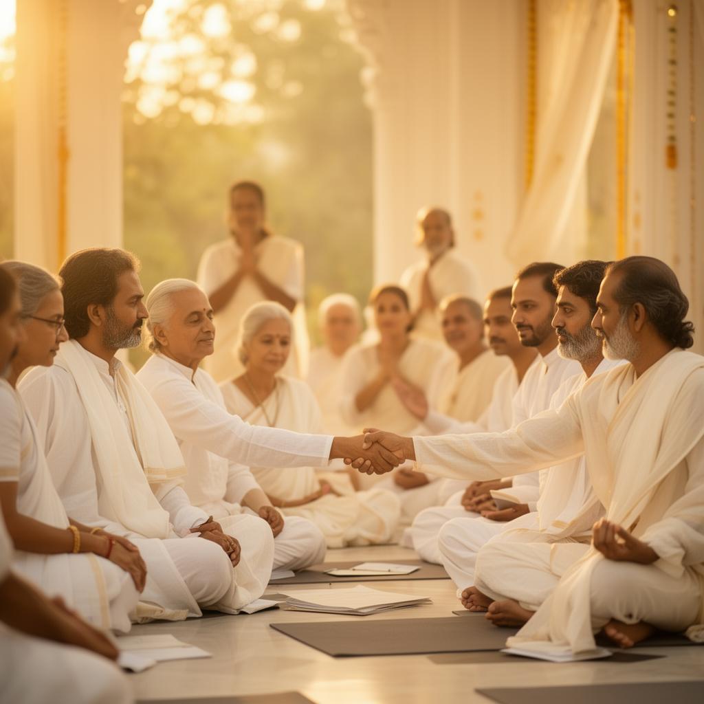 GyanGanj Community सदस्य योग और शिक्षा सत्र में
